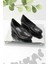 Siyah Leather Kadın Dolgu Topuklu Ayakkabı K01531199603 1