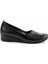 Siyah Leather Kadın Dolgu Topuklu Ayakkabı K01531199603 2