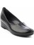 Siyah Leather Kadın Dolgu Topuklu Ayakkabı K01531199603 3