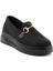 Siyah Triko Kadın Loafer Ayakkabı K01320425182 3
