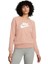 Kadın Sweatshirt Nike Nsw Essntl Polar Gx Crew Kirli Pembe BV4112 609 1