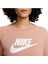 Kadın Sweatshirt Nike Nsw Essntl Polar Gx Crew Kirli Pembe BV4112 609 4