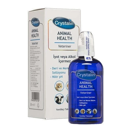 Crystalin Animal Health Yara Temizleme Antiseptiği 200 ml