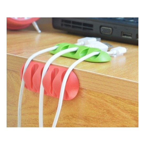 3lü Kablo Organizer Kablo Tutucu 5 Kanallı / Siyah 3 Fiyatı