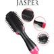 Jasper Hava Üflemeli Saç Şekillendirici Düzleştirici Fön Tarağı Saç Kurutma