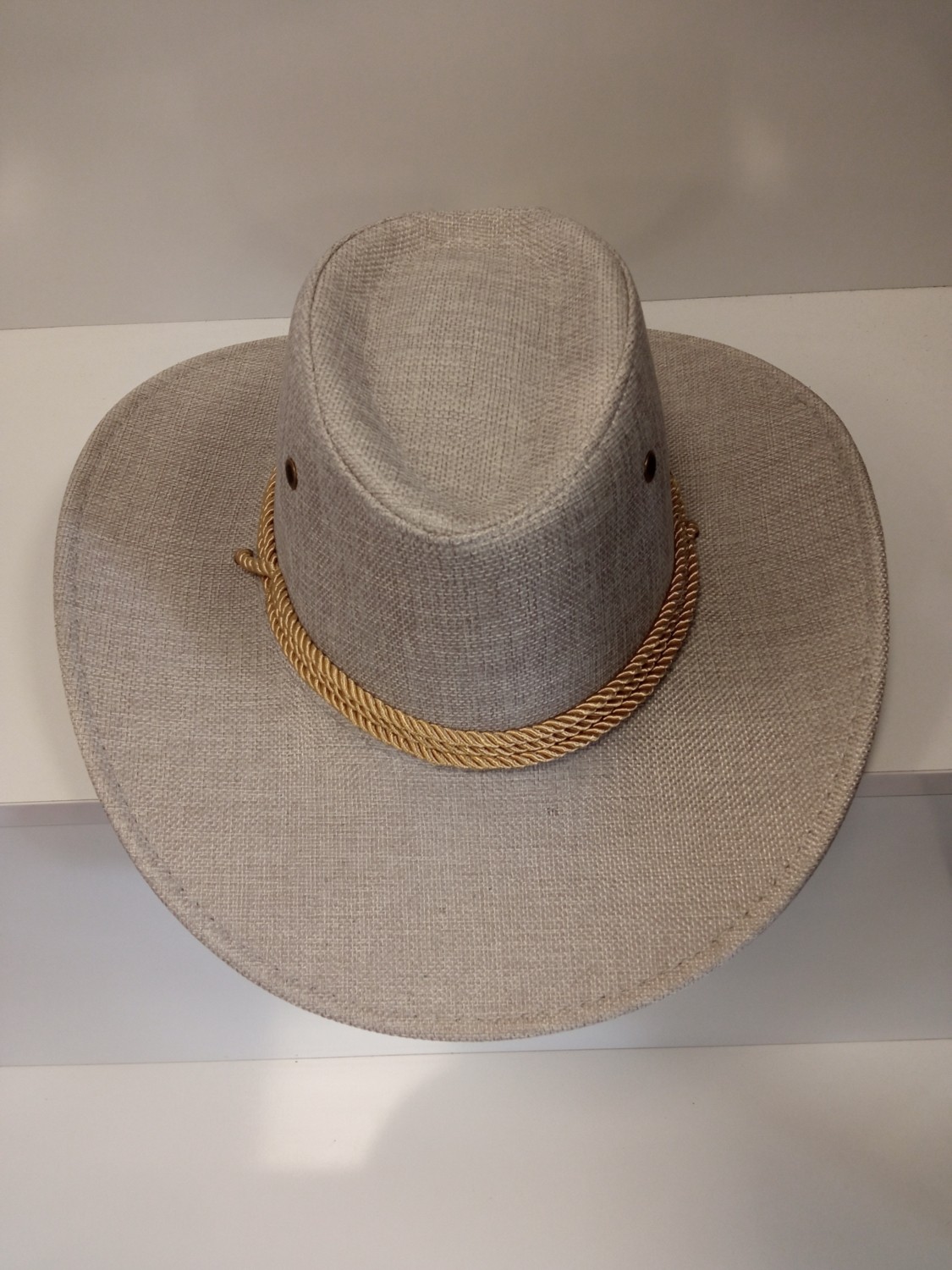 Suyutti Arıcı Store Yeni Sezon Geniş Model Erkek Kahverengi Hasır Kovboy Şapka görsel 2