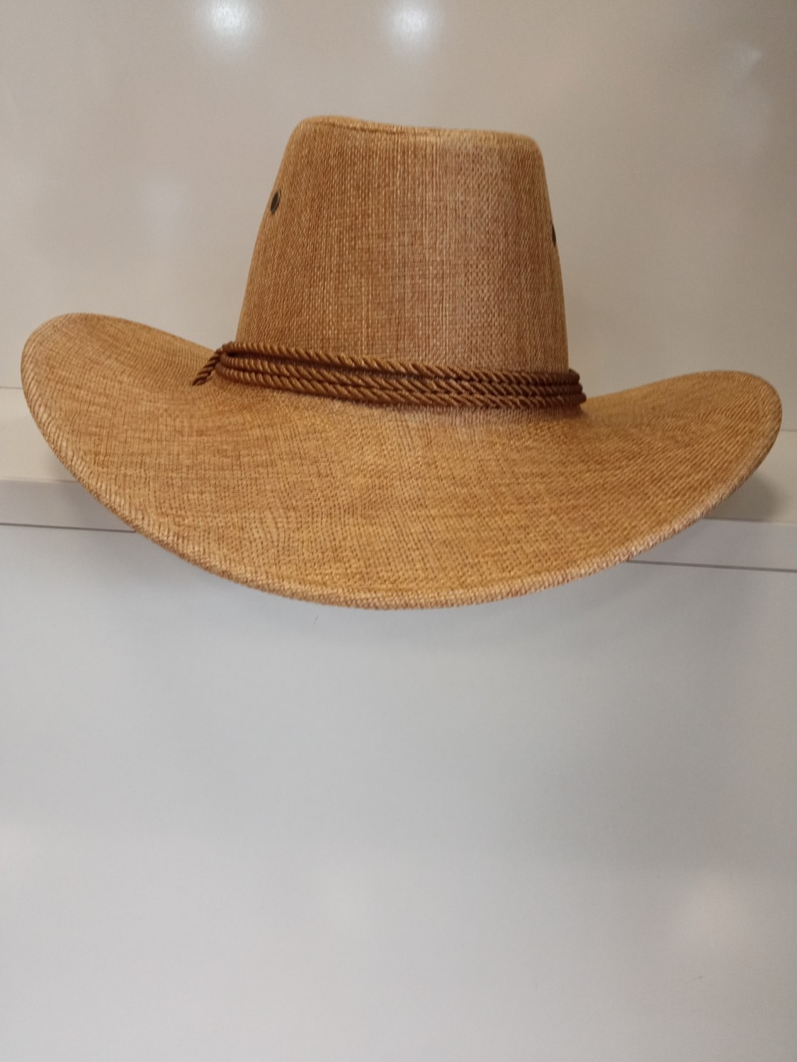Suyutti Arıcı Store Yeni Sezon Geniş Model Vizon Renk Hasır Kovboy Şapka