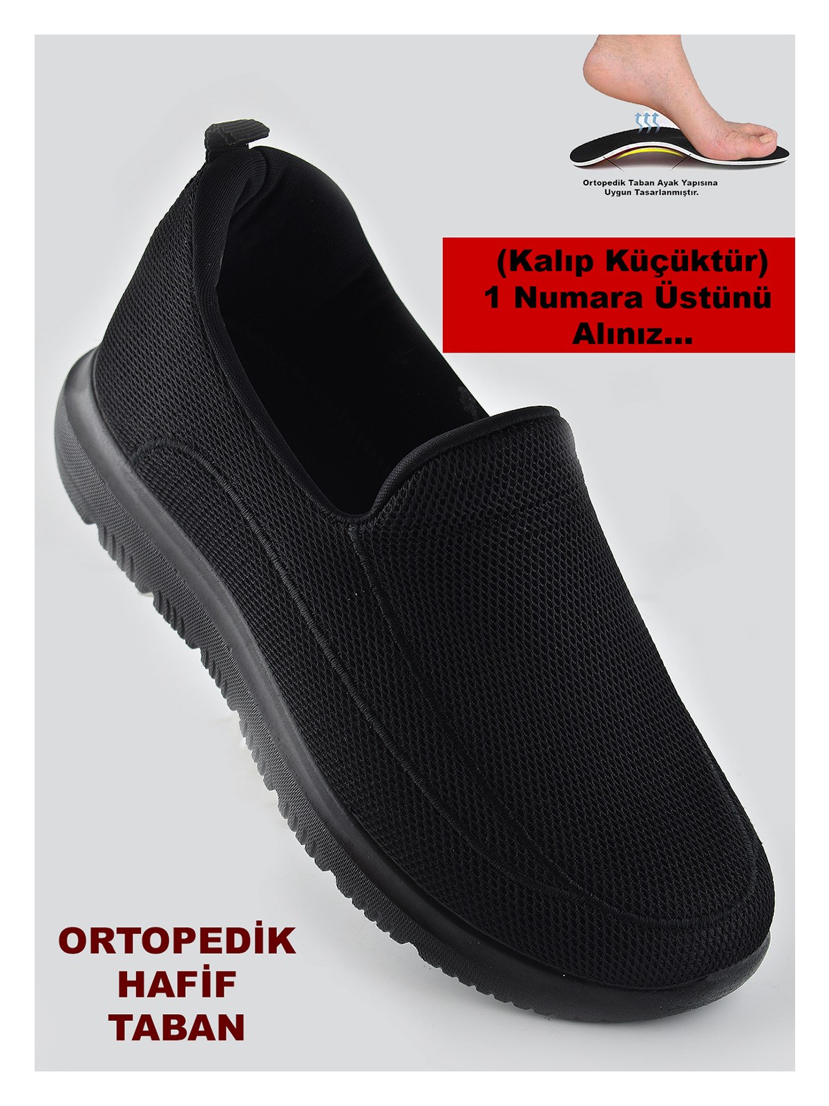 Ispartalılar 9090 Tam Ortopedik Hafif Taban Erkek Spor Ayakkabı Yazlık Hafif Taban Eva