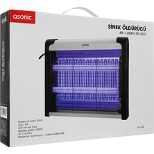 Strongart Asonic AS-A28 Siyah 4W+ 2000 Volt Iki Ledli Sinek Öldürücü