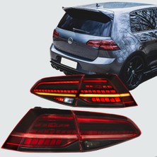 XPower Vw Golf 7 Uyumlu 7.5 Dizayn Kayar Sinyal Ledli Stop