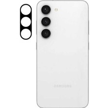 MobaxAksesuar Samsung Galaxy S23 Plus 3D Kamera Lens Koruma Camı