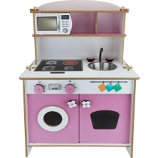 ÇG83 Çocuk Oyun Mutfağı -Pembe