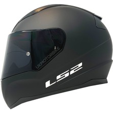 Ls2 Rapıd 2 Mat Siyah Fullface Motosiklet Kaskı Siyah Camlı