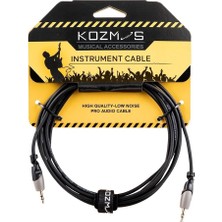 Kozmos KCL-160-3M 3,5mm Siyah-Gri Stereo 3mt Kablo