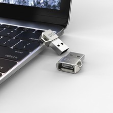 Dm AD038 USB To Type-C Metal Otg Çevirici Dönüştürücü Adaptör