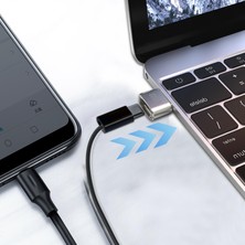 Dm AD038 USB To Type-C Metal Otg Çevirici Dönüştürücü Adaptör