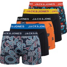 Jack & Jones Karışık 5'li Boxer Paketi - Tyler