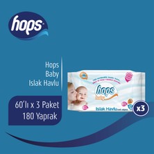 Hops Baby Islak Havlu 60'lı 180 Yaprak