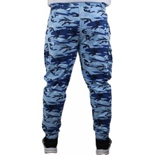 Moc Grande  Büyük Beden Commando Camouflage Erkek Eşofman Altı 23501 Marin