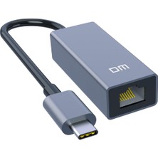 Dm CHB017 Type-C To RJ45 1000MBPS Gigabit Ethernet Dönüştürücü