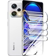 MTK Moveteck Xiaomi Redmi Note 12 Pro 5g Uyumlu Şeffaf Esnek Nano Ekran Koruyucu Cam Seramik Kırılmax Flexiple Royal Temperli