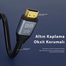 Dm HI010 4K 60Hz HDMI 2.0 Görüntü ve Ses Aktarım Kablosu 10 Metre