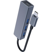 Dm CHB013 Type-C To RJ45 Gigabit Ethernet ve USB 3.0 Çoklayıcı Dönüştürücü