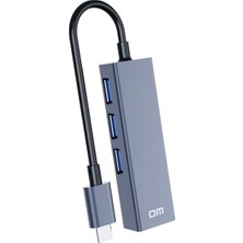 Dm CHB013 Type-C To RJ45 Gigabit Ethernet ve USB 3.0 Çoklayıcı Dönüştürücü