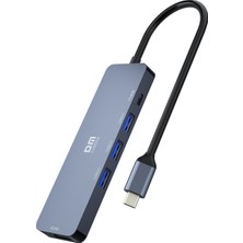 Dm CHB058 Type-C To 4K HDMI 3*usb 3.0 Pd Hub Dönüştürücü