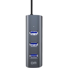 Dm CHB009 USB 3.0 4 Portlu Alüminyum Hub Çoklayıcı