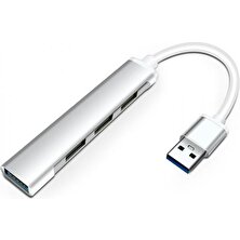 Polhammobile Polham 20CM 4in1 USB To 4x USB Çoğaltıcı Adaptör Hub, Yüksek Voltaj ve Akım Korumalı USB Çoğaltıcı