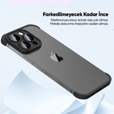 Zebana Apple iPhone 13 Pro Max Kılıf Zebana Corner Pad (Kamera ve Köşe Koruyucu) Siyah