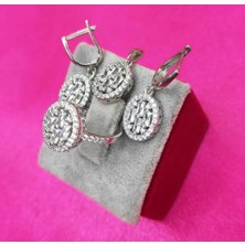 Oriental Baget Taşlı Gümüş Set