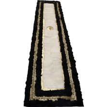 Dericibey Gold Varaklı Osmanlı Desenli Siyah & Krem Toskana Halı 200 x 300 Cm