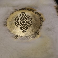 Dericibey Gold Varaklı Osmanlı Desenli Siyah & Krem Toskana Halı 200 x 300 Cm