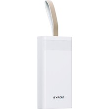 Syrox PB125 50000 Mah Powerbank Aydınlatma Fenerli 4x USB