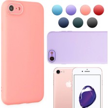 Fitcase iPhone 7 / 8 Glass Kamera Korumalı Lansman Silikon Kapak