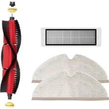 Roborge Roborock S5 Max Robot Süpürge Uyumlu 4'lü Yedek Parça Seti