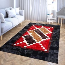 Dericibey Afgan Halısı Modelli Kuzu Derisi Halı 180 x 260 Cm