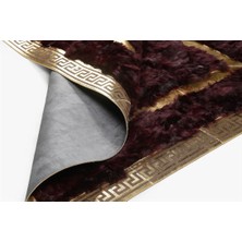 Dericibey Gold Varaklı Bordo Toskana Halı 120 x 180 Cm