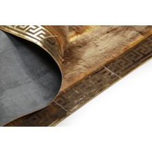 Dericibey Kahverengi Toskana Koyun Derisi Halı 120 x 180 Cm