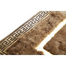 Dericibey Kahverengi Toskana Koyun Derisi Halı 120 x 180 Cm