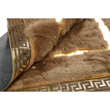 Dericibey Kahverengi Toskana Koyun Derisi Halı 120 x 180 Cm