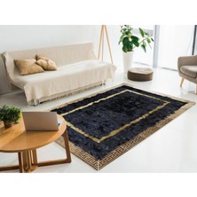 Dericibey Gold Varaklı Siyah Toskana Halı 140 x 200 Cm