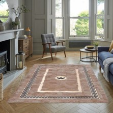 Dericibey Taç Desenli Karamel Rengi Toskana Halı 160 x 230 Cm