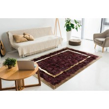 Dericibey Gold Varaklı Bordo Toskana Halı 160 x 230 Cm