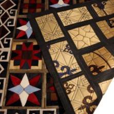 Dericibey Afgan Halısı Modelli Kuzu Derisi Halı 170 x 240 Cm