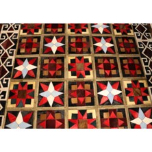 Dericibey Afgan Halısı Modelli Kuzu Derisi Halı 170 x 240 Cm
