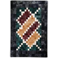 Dericibey Afgan Halısı Modelli Kuzu Derisi Halı 180 x 260 Cm