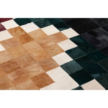 Dericibey Afgan Halısı Modelli Kuzu Derisi Halı 180 x 260 Cm